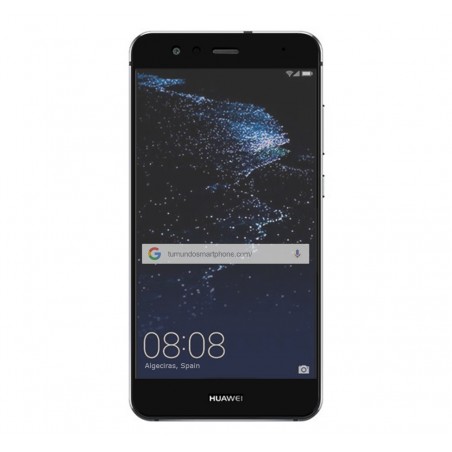 Protector Cristal Templado Frontal Completo Negro para Huawei P10 Lite Vidrio