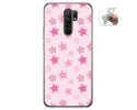Funda Gel Tpu para Xiaomi Redmi 9 diseño Flores Dibujos