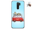 Funda Gel Tpu para Xiaomi Redmi 9 diseño Furgoneta Dibujos