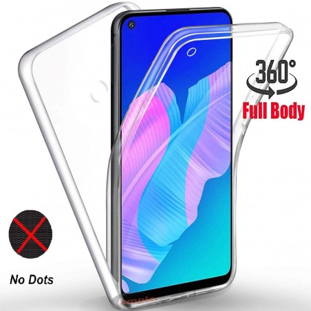 Funda Completa Transparente Pc + Tpu Full Body 360 para Huawei P40 Lite E