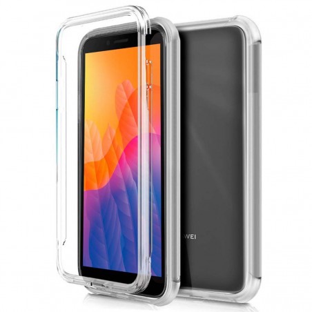 Funda Completa Transparente Pc + Tpu Full Body 360 para Huawei Y5p