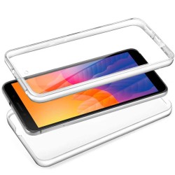 Funda Completa Transparente Pc + Tpu Full Body 360 para Huawei Y5p 2