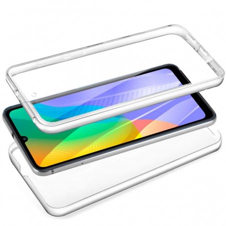 Funda Completa Transparente Pc + Tpu Full Body 360 para Huawei Y6p