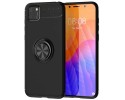 Funda Magnetica Soporte con Anillo Giratorio 360 para Huawei Y5p Negra
