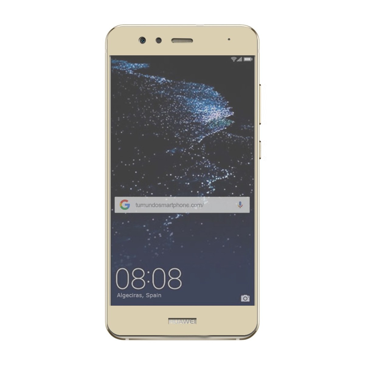 Protector Cristal Templado Frontal Completo Dorado para Huawei P10 Lite Vidrio