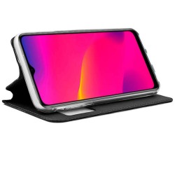 Funda Libro Soporte con Ventana para Oppo A5 2020 / A9 2020 color Negra 2