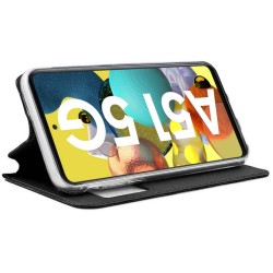 Funda Libro Soporte con Ventana para Samsung Galaxy A51 5G color Negra 2