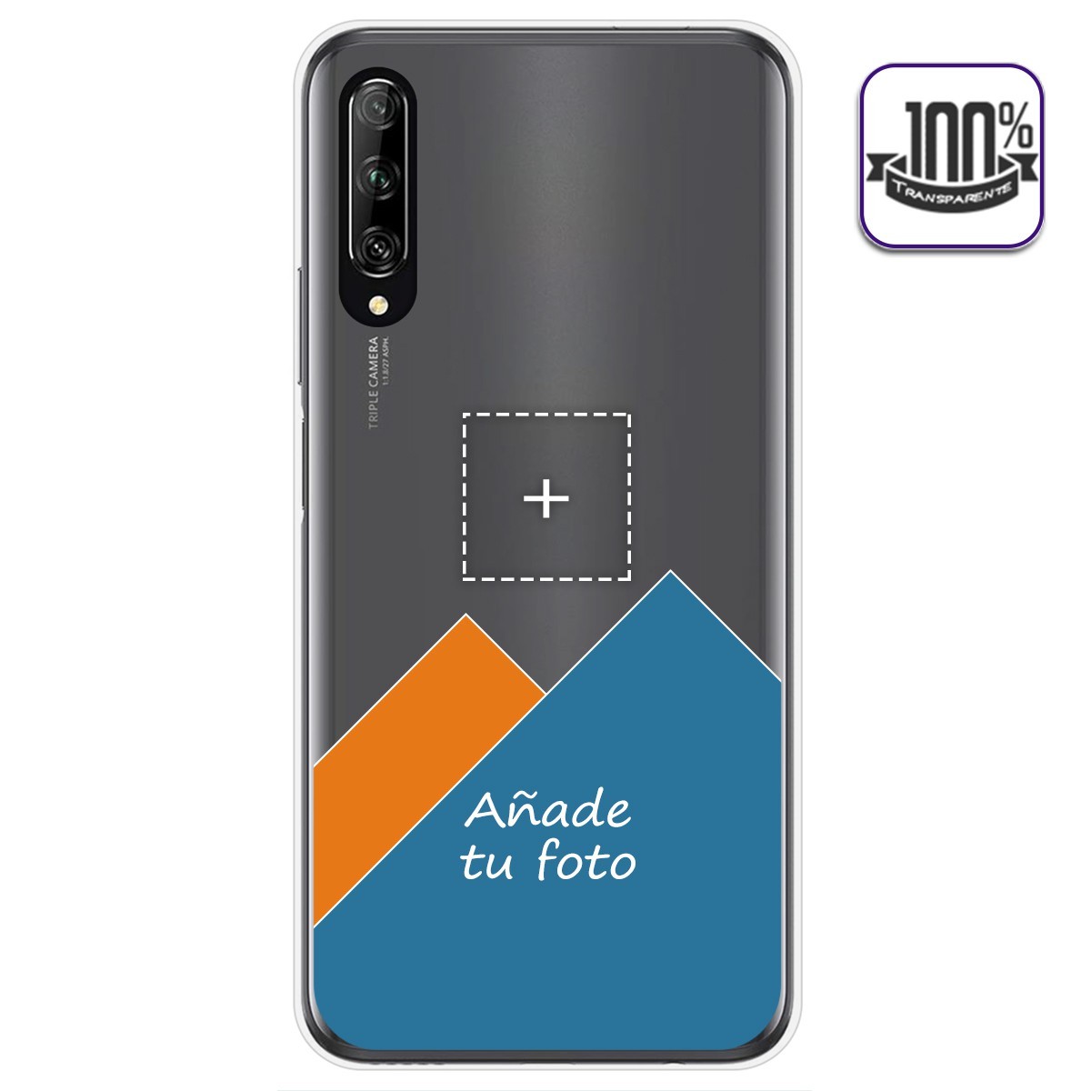 Personaliza tu Funda Gel Silicona Transparente con tu Fotografia para Huawei P Smart Pro dibujo personalizada