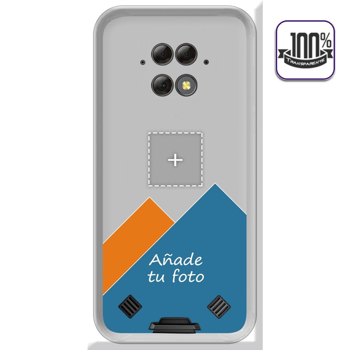 Personaliza tu Funda Gel Silicona Transparente con tu Fotografia para Blackview BV9800 / BV 9800 PRO dibujo personalizada