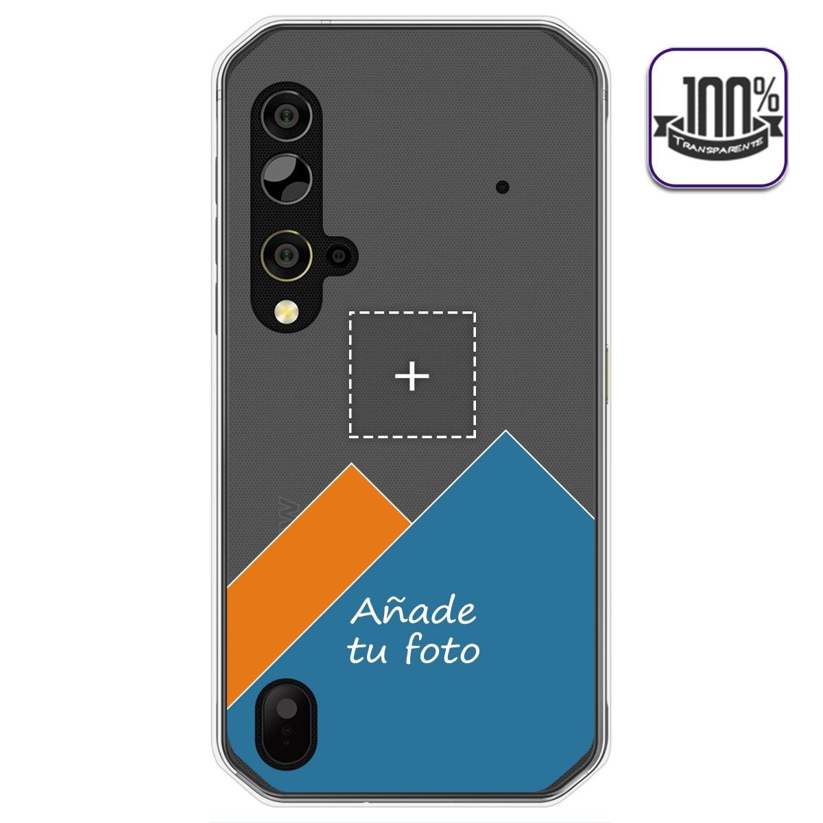 Personaliza tu Funda Gel Silicona Transparente con tu Fotografia para Blackview BV9900 / BV 9900 PRO dibujo personalizada
