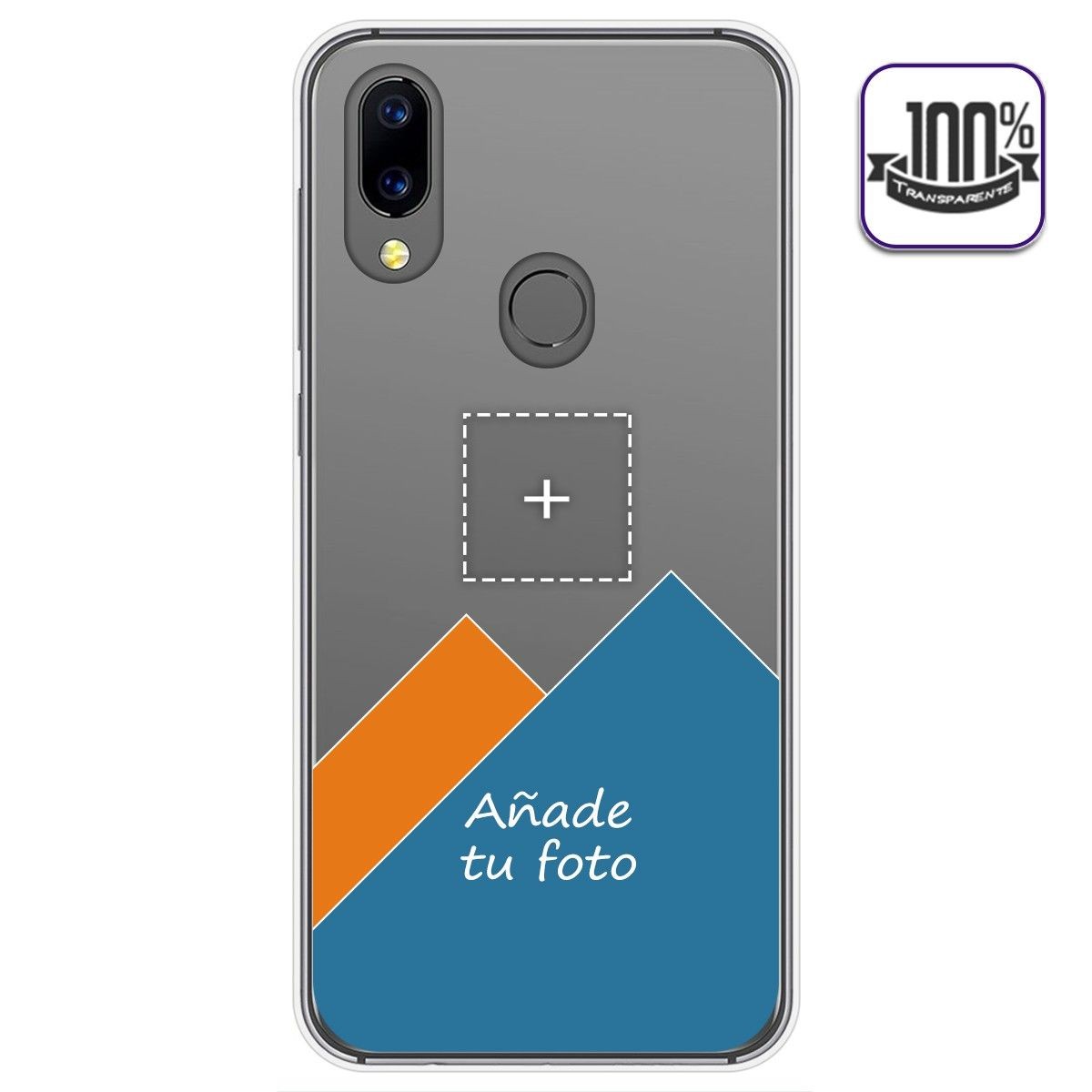 Personaliza tu Funda Gel Silicona Transparente con tu Fotografia para Umidigi A3X dibujo personalizada