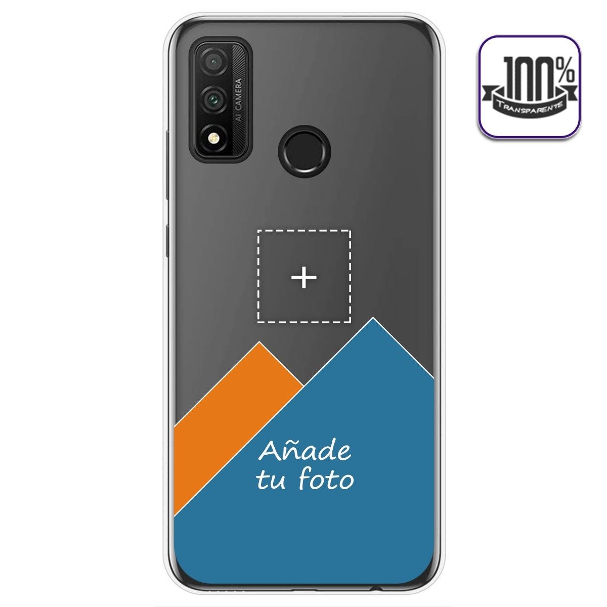 Personaliza tu Funda Gel Silicona Transparente con tu Fotografia para Huawei P Smart 2020 dibujo personalizada