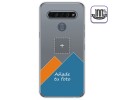 Personaliza tu Funda Gel Silicona Transparente con tu Fotografia para Lg K61 dibujo personalizada