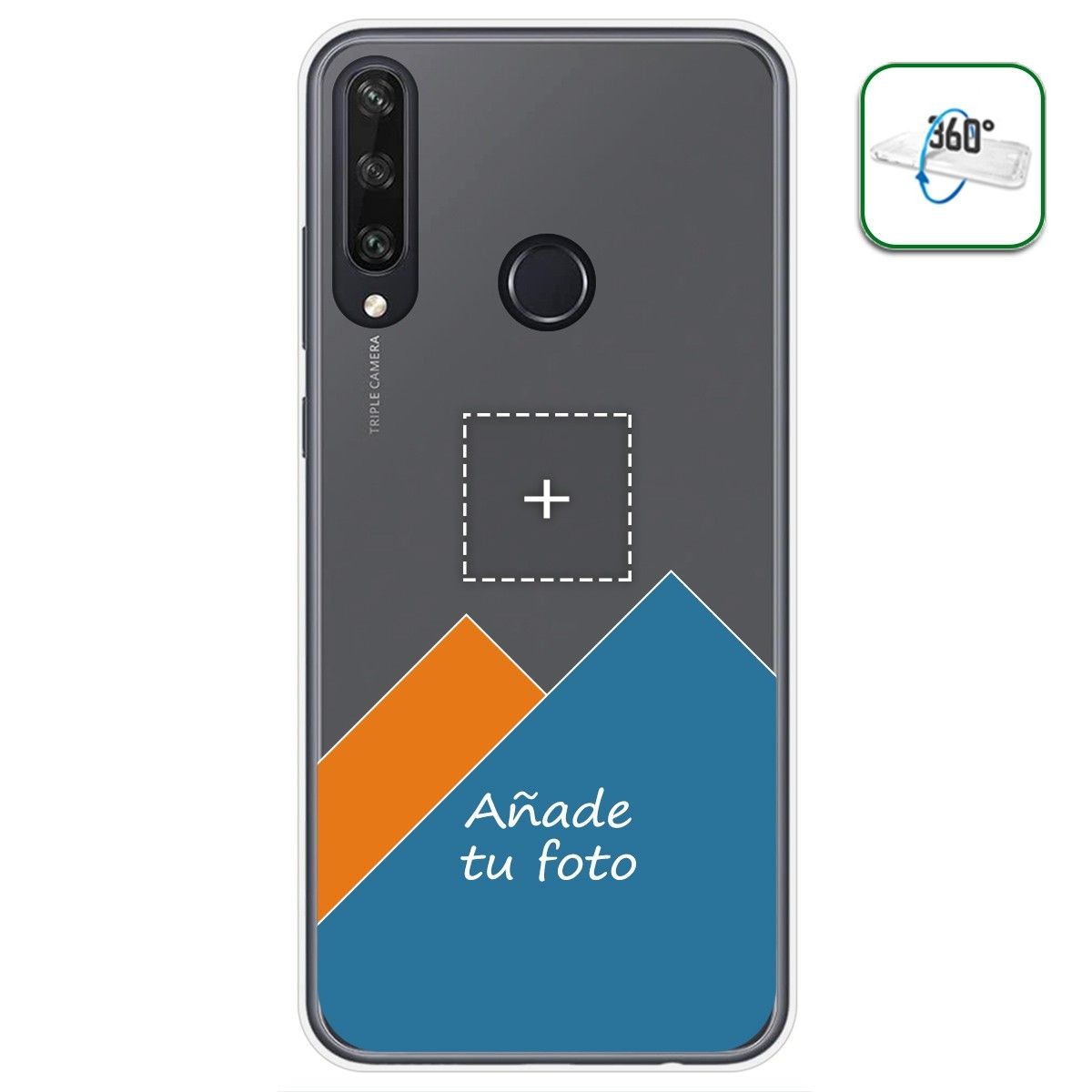 Personaliza tu Funda Pc + Tpu 360 con tu Fotografia para Huawei Y6p dibujo personalizada