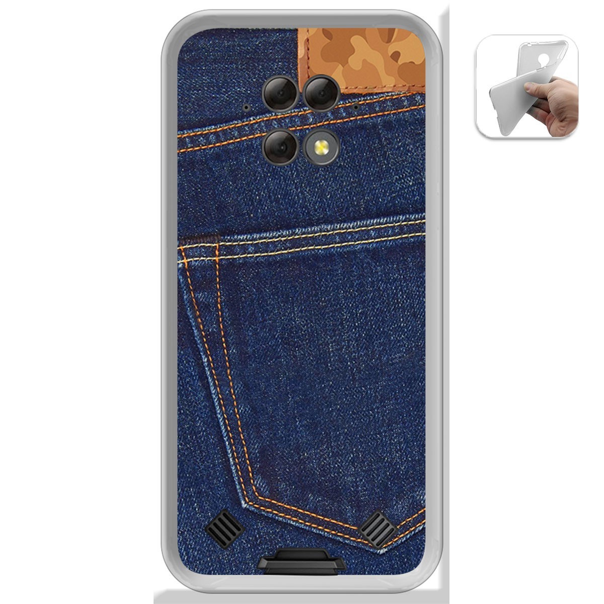 Funda Gel Tpu para Blackview BV9800 / BV9800 PRO diseño Vaquero Dibujos