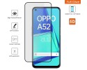 Protector Cristal Templado Completo 5D Full Glue Negro para Oppo A52 / Oppo A72 Vidrio