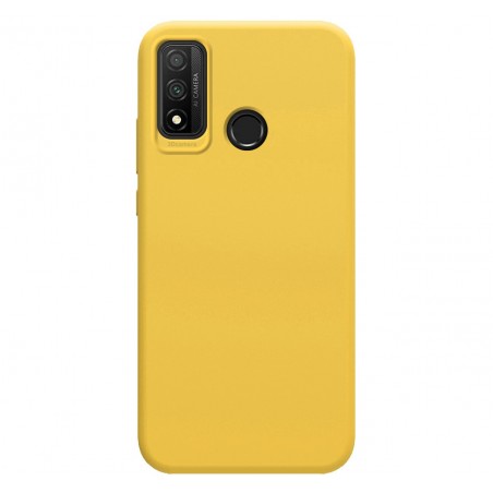 Funda Silicona Líquida Ultra Suave para Huawei P Smart 2020 color Amarilla