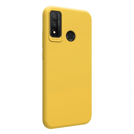 Funda Silicona Líquida Ultra Suave para Huawei P Smart 2020 color Amarilla