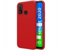 Funda Silicona Líquida Ultra Suave para Huawei P Smart 2020 color Roja