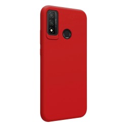 Funda Silicona Líquida Ultra Suave para Huawei P Smart 2020 color Roja