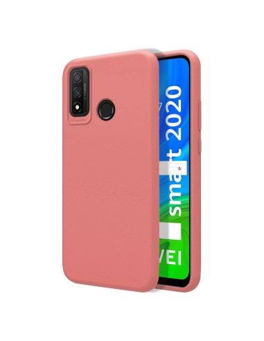 Funda Silicona Líquida Ultra Suave para Huawei P Smart 2020 color Rosa
