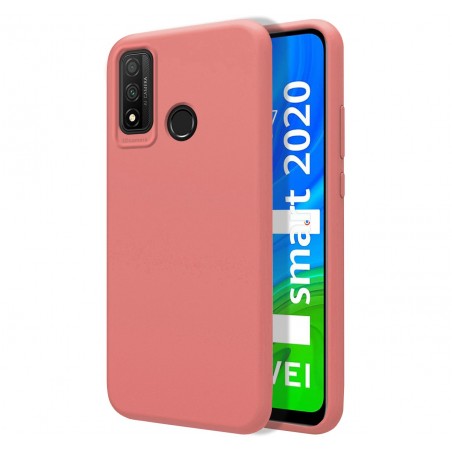 Funda Silicona Líquida Ultra Suave para Huawei P Smart 2020 color Rosa