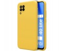 Funda Silicona Líquida Ultra Suave para Huawei P40 Lite color Amarilla