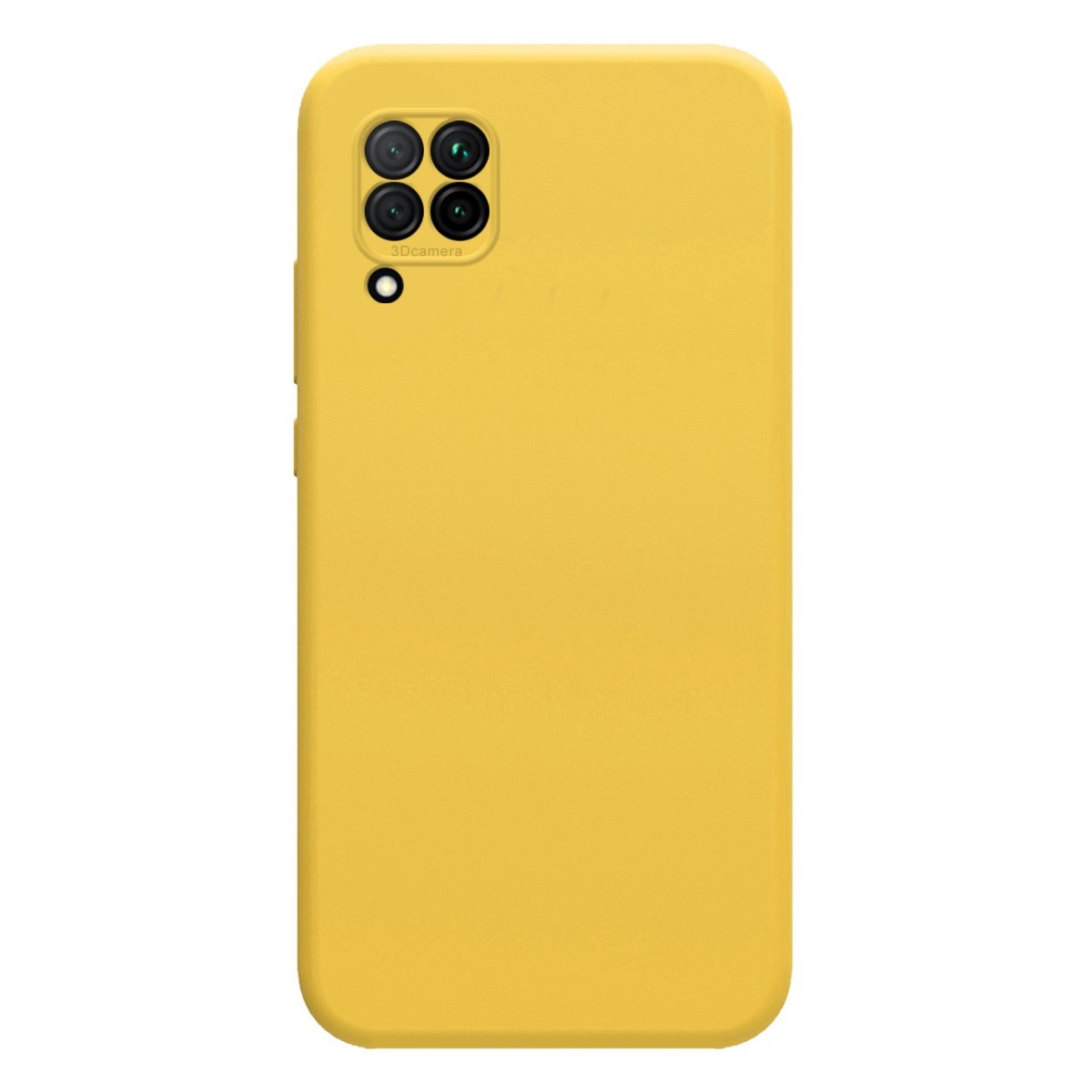 Funda Silicona Líquida Ultra Suave para Huawei P40 Lite color Amarilla