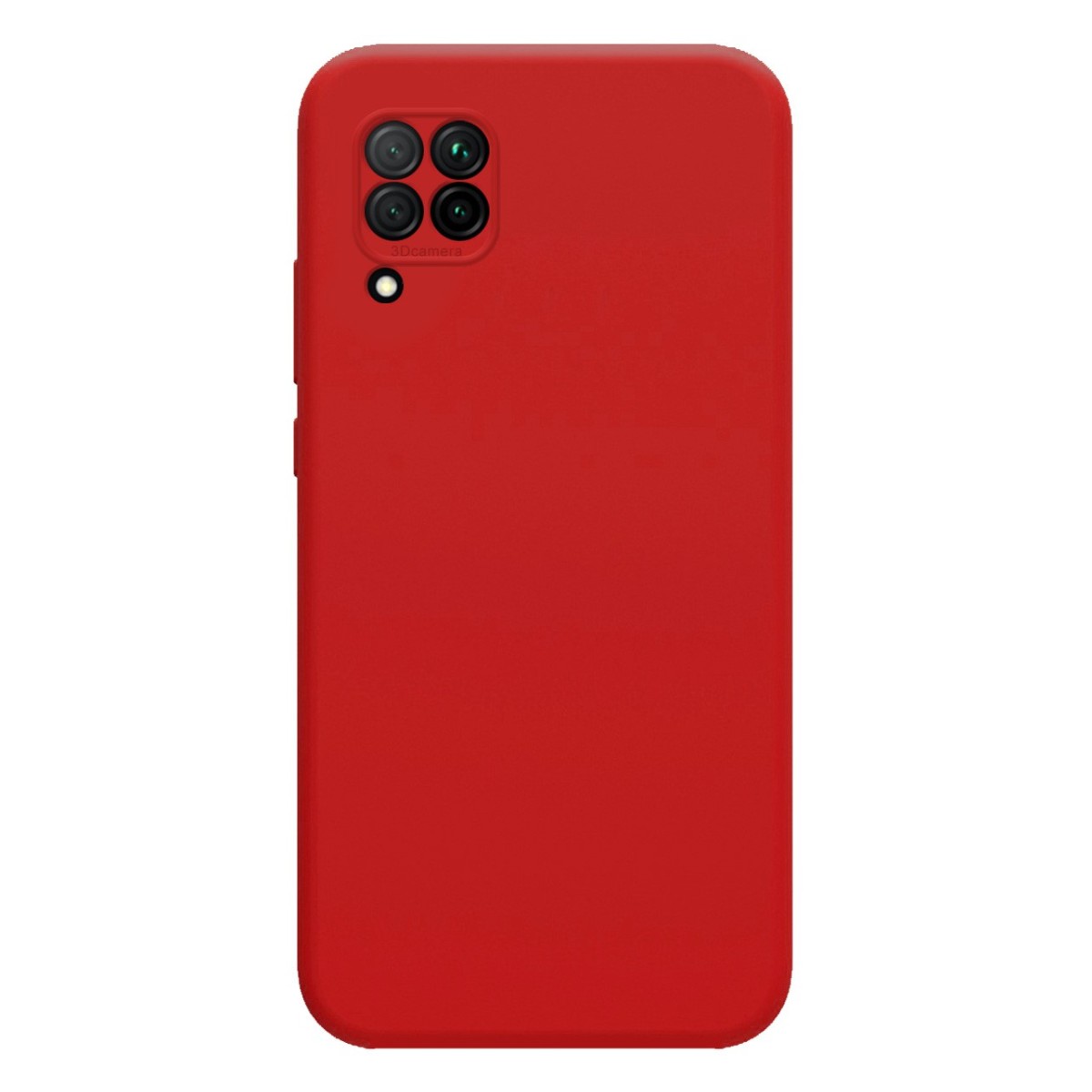 Funda Silicona Líquida Ultra Suave para Huawei P40 Lite color Roja