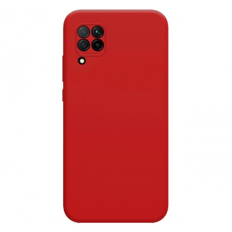 Funda Silicona Líquida Ultra Suave para Huawei P40 Lite color Roja