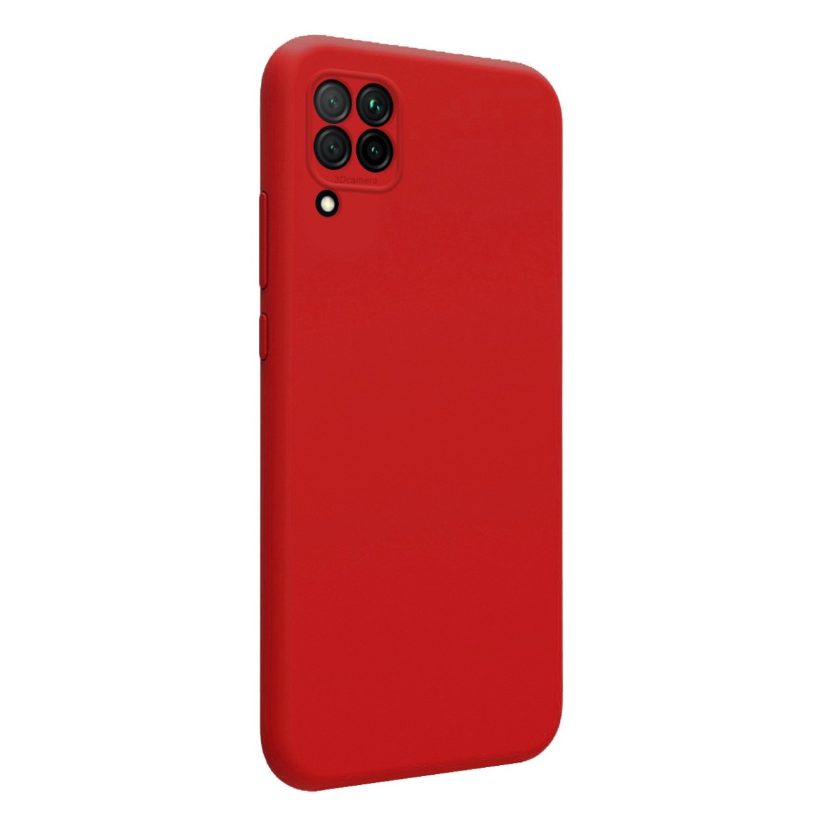 Funda Silicona Líquida Ultra Suave para Huawei P40 Lite color Roja