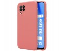 Funda Silicona Líquida Ultra Suave para Huawei P40 Lite color Rosa