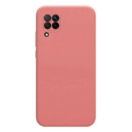 Funda Silicona Líquida Ultra Suave para Huawei P40 Lite color Rosa