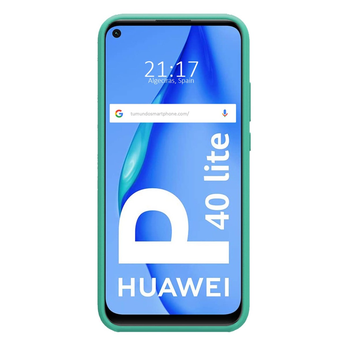 Funda Silicona Líquida Ultra Suave para Huawei P40 Lite color Verde
