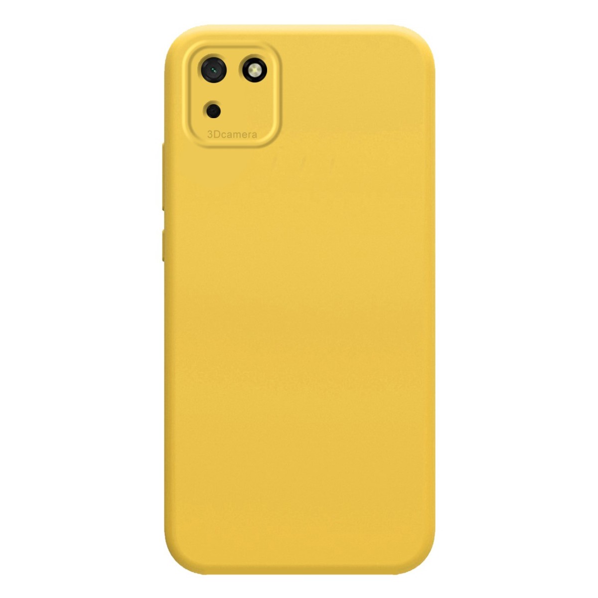 Funda Silicona Líquida Ultra Suave para Huawei Y5p color Amarilla