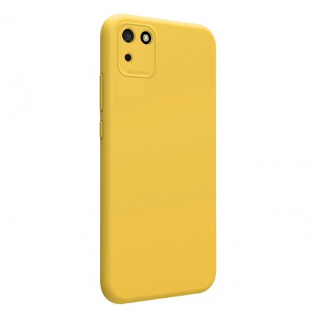 Funda Silicona Líquida Ultra Suave para Huawei Y5p color Amarilla