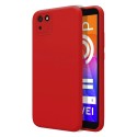 Funda Silicona Líquida Ultra Suave para Huawei Y5p color Roja