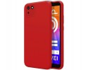 Funda Silicona Líquida Ultra Suave para Huawei Y5p color Roja