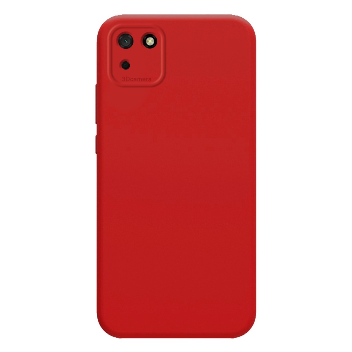 Funda Silicona Líquida Ultra Suave para Huawei Y5p color Roja