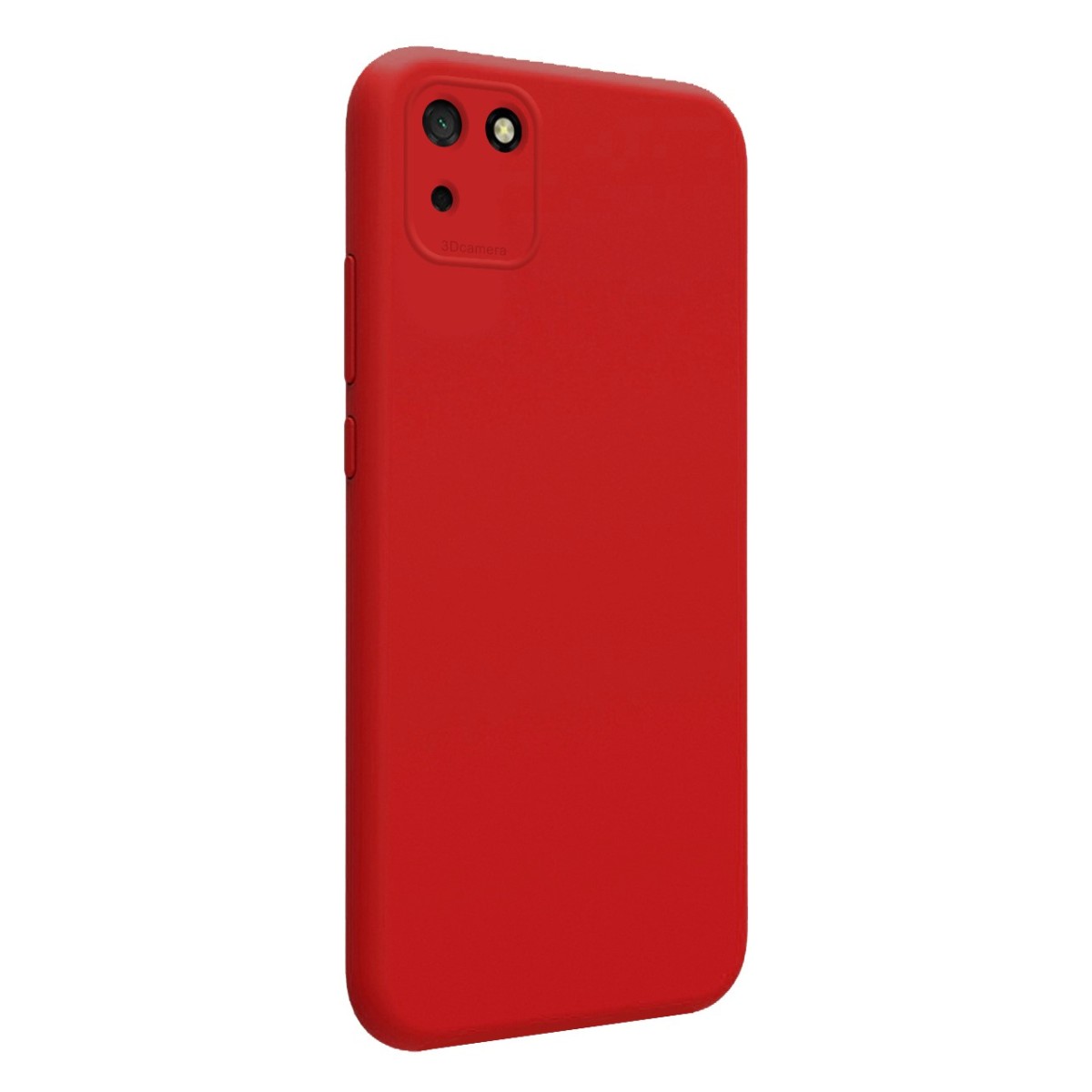 Funda Silicona Líquida Ultra Suave para Huawei Y5p color Roja