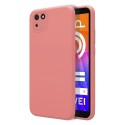 Funda Silicona Líquida Ultra Suave para Huawei Y5p color Rosa