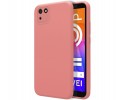 Funda Silicona Líquida Ultra Suave para Huawei Y5p color Rosa