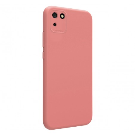Funda Silicona Líquida Ultra Suave para Huawei Y5p color Rosa