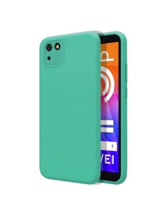 Funda Silicona Líquida Ultra Suave para Huawei Y5p color Verde