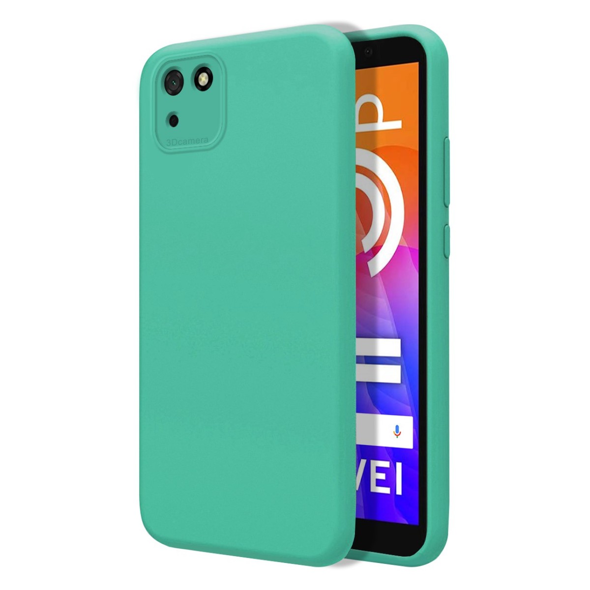 Funda Silicona Líquida Ultra Suave para Huawei Y5p color Verde
