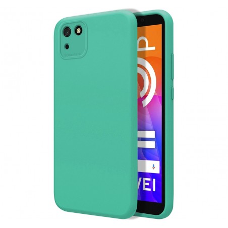 Funda Silicona Líquida Ultra Suave para Huawei Y5p color Verde