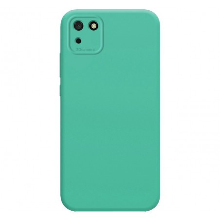 Funda Silicona Líquida Ultra Suave para Huawei Y5p color Verde