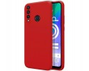 Funda Silicona Líquida Ultra Suave para Huawei Y6p color Roja