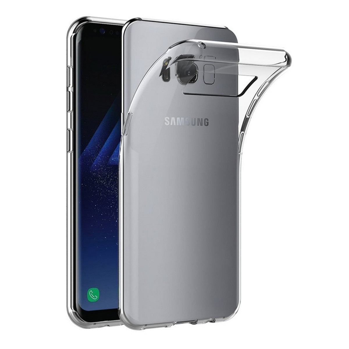 Funda Gel Tpu Fina Ultra-Thin 0,3mm Transparente para Samsung Galaxy S8