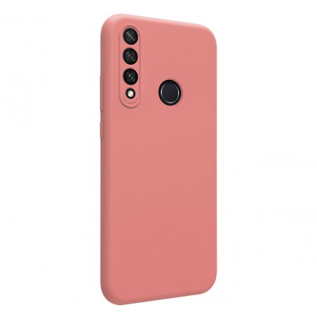 Funda Silicona Líquida Ultra Suave para Huawei Y6p color Rosa